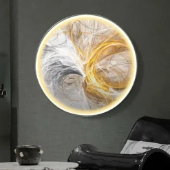 Led PaintingIndoor Creative Modern Nordic Style Indoor Wall Lights Bedroom Dining Room Metal Wall Light IP20 110-120V 220-240V