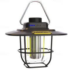 LED Retro Outdoor Camping Lights LED Tent Lights Horse Lantern Smart Rechargeable Portable Lights for Outdoor Hiking Camping Home