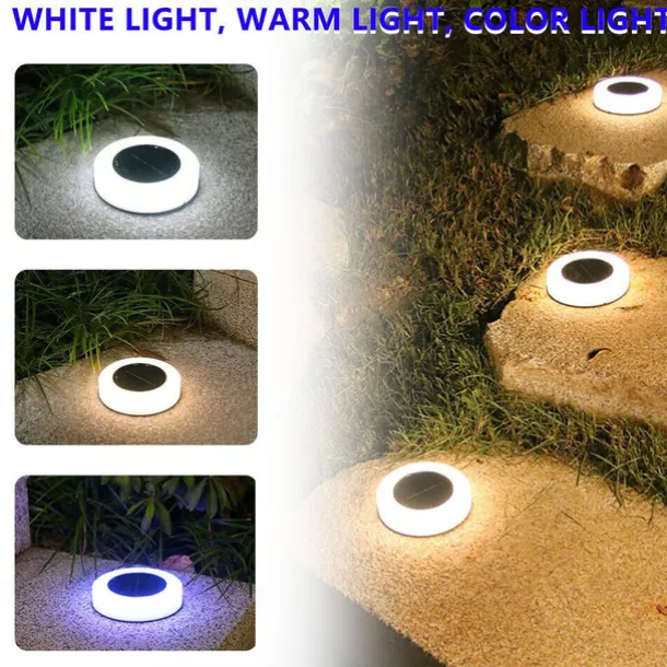 LED Solar Grounded Light Solar Power Buried Lights Garden Outdoor PathWay Floor Light Yard Fence Under Ground Stairs Decking Light