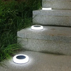 LED Solar Grounded Light Solar Power Buried Lights Garden Outdoor PathWay Floor Light Yard Fence Under Ground Stairs Decking Light