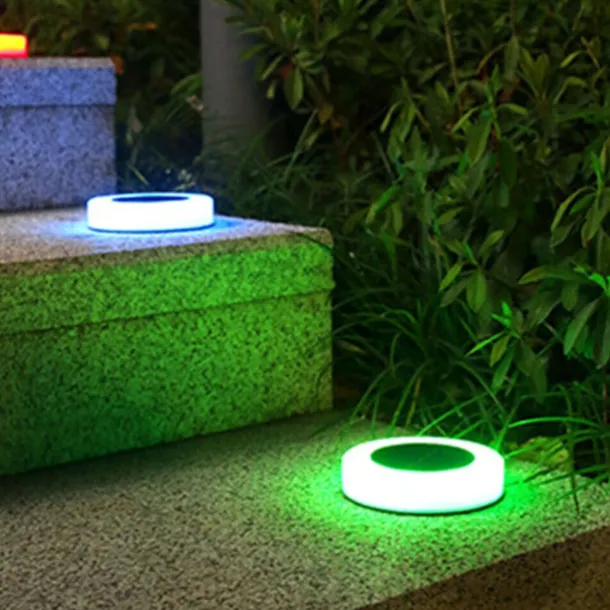 LED Solar Grounded Light Solar Power Buried Lights Garden Outdoor PathWay Floor Light Yard Fence Under Ground Stairs Decking Light