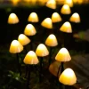 LED Solar String Lights, Fairy Path Lawn Landscape Mushroom Lamp for Outdoor Christmas Garden, Patio, and Street Decoration