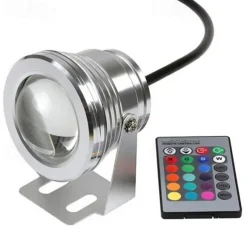 LED Underwater Pond Lights RGB Fountain Spot Lights Remote Control RGB Waterproof Color Changing 12V LED Beads for Landscape
