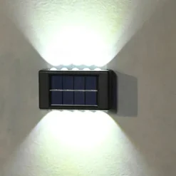 10LEDs Solar Wall Lamp Outdoor Waterproof Solar Lights Up And Down Luminous Lighting For Garden Street Landscape Balcony Outdoor Decor