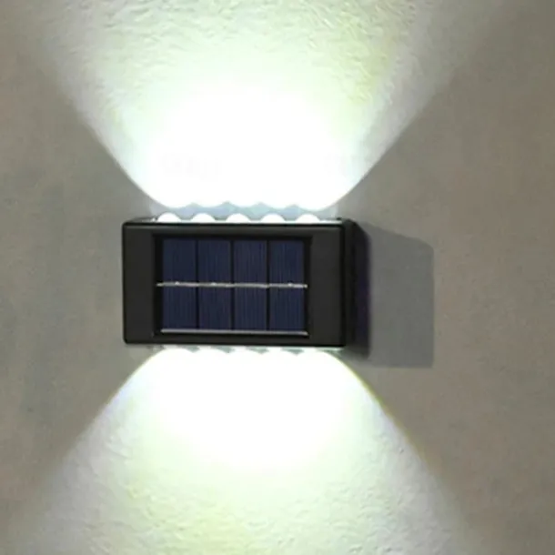 10LEDs Solar Wall Lamp Outdoor Waterproof Solar Lights Up And Down Luminous Lighting For Garden Street Landscape Balcony Outdoor Decor