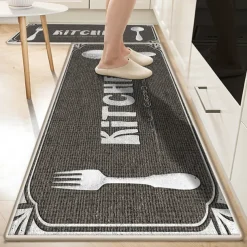 Letter Character Kitchen Mat Non-Slip Rug Indoor Outdoor Mat Bedroom Decor Bathroom Mat Entrance Rug Door Mat