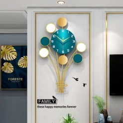 Light Luxury Clocks Wall Clocks Living Room Creative Home Decoration Wall Watches Fashion and Simple Art Nordic Wall Clocks 40 50 60 cm