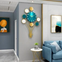Light Luxury Clocks Wall Clocks Living Room Creative Home Decoration Wall Watches Fashion and Simple Art Nordic Wall Clocks 40 50 60 cm