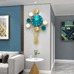 Light Luxury Clocks Wall Clocks Living Room Creative Home Decoration Wall Watches Fashion and Simple Art Nordic Wall Clocks 40 50 60 cm