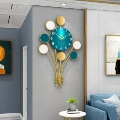 Light Luxury Clocks Wall Clocks Living Room Creative Home Decoration Wall Watches Fashion and Simple Art Nordic Wall Clocks 40 50 60 cm
