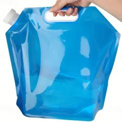 5L/10L Outdoor Camping Water Bag, Portable, Foldable & Collapsible Water Container for Hiking, Picnics, BBQs & More