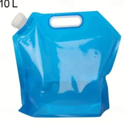 5L/10L Outdoor Camping Water Bag, Portable, Foldable & Collapsible Water Container for Hiking, Picnics, BBQs & More
