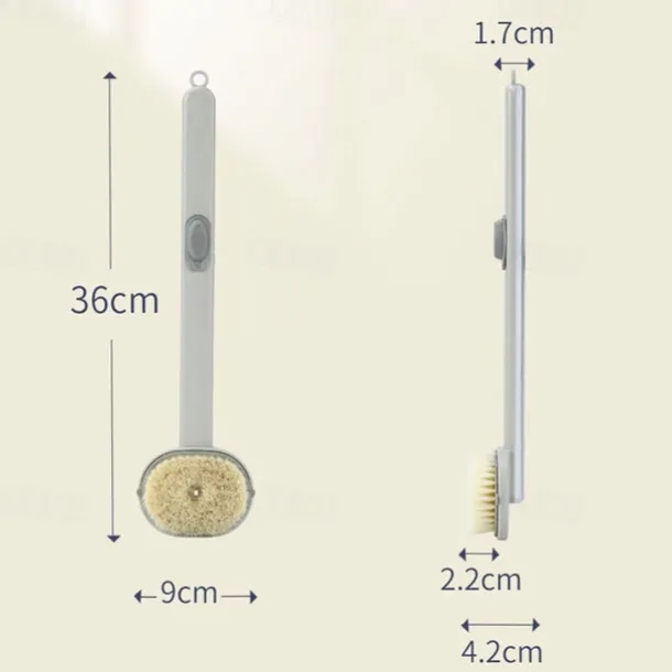 Long Handle Bath Massage Cleaning Brush Brush & Comb Easy to Use Modern Mixed Material tools Shower Accessories