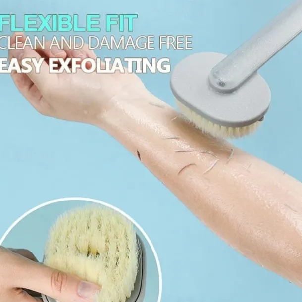 Long Handle Bath Massage Cleaning Brush Brush & Comb Easy to Use Modern Mixed Material tools Shower Accessories