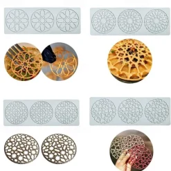 Long Strip Love Bubble Fondant Lace Pad Diy Baking Decoration Molecular Cooking Printing Mold