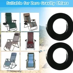 Lounge chair accessories black tie rope nap folding chair tie rope folding chair replacement rope lounge chair rope