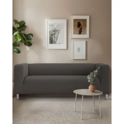 Loveseat Sofa Cover for Dogs Burgundy , 2 Seater For Kilippan Couch Cover Replacement Couch Slipcover Washable Furniture Protector KLIPPcover LITB PRIME cover