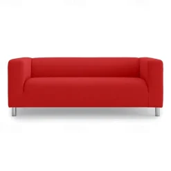 Loveseat Sofa Cover for Dogs Burgundy , 2 Seater For Kilippan Couch Cover Replacement Couch Slipcover Washable Furniture Protector KLIPPcover LITB PRIME cover