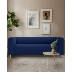 Loveseat Sofa Cover for Dogs Burgundy , 2 Seater For Kilippan Couch Cover Replacement Couch Slipcover Washable Furniture Protector KLIPPcover LITB PRIME cover