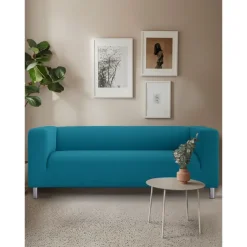 Loveseat Sofa Cover for Dogs Burgundy , 2 Seater For Kilippan Couch Cover Replacement Couch Slipcover Washable Furniture Protector KLIPPcover LITB PRIME cover