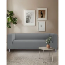 Loveseat Sofa Cover for Dogs Burgundy , 2 Seater For Kilippan Couch Cover Replacement Couch Slipcover Washable Furniture Protector KLIPPcover LITB PRIME cover