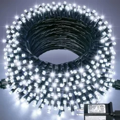 Low Voltage Safety 8-function Light String Christmas Halloween Thanksgiving Wedding Indoor and Outdoor Decoration 10 Meters 100 Lights 20 Meters 200 Lights 30 Meters 300 Light Tree Decoration