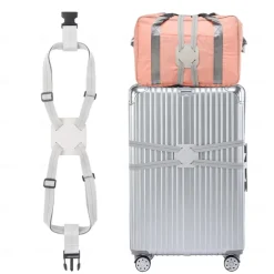 Luggage Straps for Suitcases TSA Approved, Luggage Bag Bungee for Large Luggage, Adjustable Size Travel Elastic Suitcase Strap Belt, Airport Travel Accessories with Buckles for Baggage Handbag