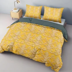 Luxury Floral Pattern Duvet Cover Set Comforter Set Soft 3-Piece Luxury Cotton Bedding Set Home Decor Gift King Queen Duvet Cover