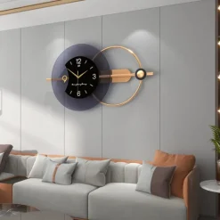 Luxury Silent Wall Clock Modern Design Living Room Home Decor Large Wall Decoration Clocks House Decoration Wall Watch Needle 80 * 38 cm 100 * 48 cm