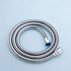 1.5m Shower Faucet Water Hose Chrome Finish - bath accessory