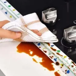 Magic Anti-Mold Peel & Stick Selfadhe Sive Caulk Tape Strip Width 3.8cm Self-Adhesive Sealing Caulk Tape Strip - Easy Peel and Stick Solution for Seamless Caulking, Waterproof and Mold-Proof PVC Mater