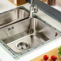 Magic Anti-Mold Peel & Stick Selfadhe Sive Caulk Tape Strip Width 3.8cm Self-Adhesive Sealing Caulk Tape Strip - Easy Peel and Stick Solution for Seamless Caulking, Waterproof and Mold-Proof PVC Mater