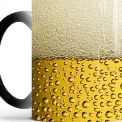 Magic Coffee Mug Oktoberfest Gift- Beer Magic Mug Festival Cup Add Hot Liquid and Beer Magic Mug Appears - 12oz Funny Ceramic Mug
