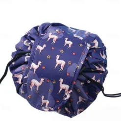 Magic Cosmetics Pouch Women Drawstring Cosmetic Bag Travel Storage Makeup Bag Organizer Female Make Up Pouch Portable Waterproof Toiletry Beauty Case