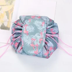 Magic Cosmetics Pouch Women Drawstring Cosmetic Bag Travel Storage Makeup Bag Organizer Female Make Up Pouch Portable Waterproof Toiletry Beauty Case