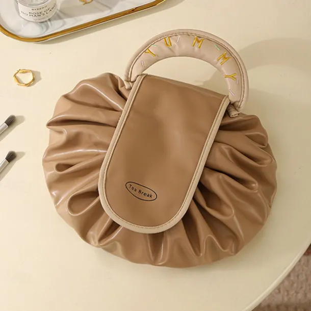 Magic Cosmetics Pouch Women Drawstring Cosmetic Bag Travel Storage Makeup Bag Organizer Female Make Up Pouch Portable Waterproof Toiletry Beauty Case