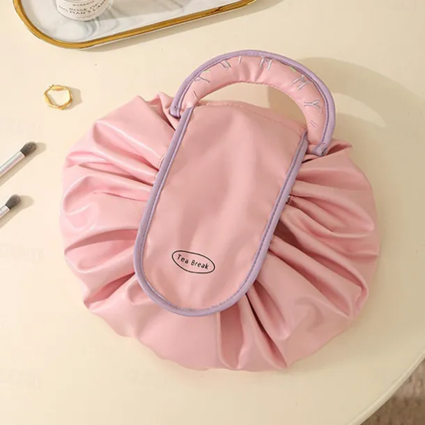 Magic Cosmetics Pouch Women Drawstring Cosmetic Bag Travel Storage Makeup Bag Organizer Female Make Up Pouch Portable Waterproof Toiletry Beauty Case