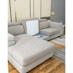 Magic Sofa Cover for Dogs Pet, Stretch Couch Covers Anti Scratch Furniture Protector, Cushion Slipcover for Armchair, Sectional Shaped, 3 Seater(Not Sold By A Set)