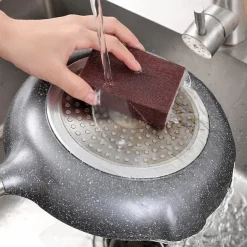 Magic Sponge Eraser Carborundum Removing Rust Cleaning Brush Descaling Clean Rub for Cooktop Pot Kitchen Sponge Bathroom