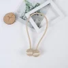 Magnetic Curtain Tie Backs Window Gold Curtain Tiebacks Buckles Holdbacks Clip for Home Bedroom Office Decorative Curtain 1 PCS
