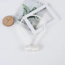 Magnetic Curtain Tie Backs Window Gold Curtain Tiebacks Buckles Holdbacks Clip for Home Bedroom Office Decorative Curtain 1 PCS