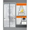 Magnetic Door Screen Mesh Screen Mosquito Net for Door Curtain Printed Pattern Bedroom Livingroom Children's Room