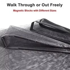 Magnetic Fly Insect Screen Door,Anti-Tearing Reinforced Fiberglass Insect Fly with Self Sealing Magnets,Anti Mosquito Fly Curtain Door Screens