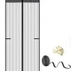 Magnetic Fly Screen Door, Home Insect Protection Balcony Door, Magnetic Curtain, Fly Screen, Windproof for Balcony Door, Living Room, Cellar Door and Patio Door, Adhesive
