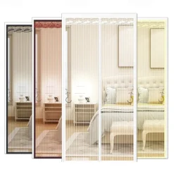 Magnetic Screen Door Portable, Fly Or Bug Screen Magnetic, Doorway For Sliding Door,Garage,Patio,Kitchen,Living,Window Room,Bedroom,Bar,Pet and Kid Easy Entry
