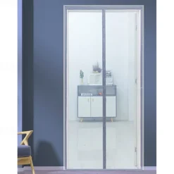 Magnetic Screen Door Portable, Fly Or Bug Screen Magnetic, Doorway For Sliding Door,Garage,Patio,Kitchen,Living,Window Room,Bedroom,Bar,Pet and Kid Easy Entry