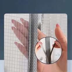 Magnetic Screen Door Portable, Mesh Screen Door Fly or Bug Screen Magnetic, Doorway For Sliding Door,Garage,Patio,Kitchen,Living,Window Room,Bedroom,Bar,Pet and Kid Easy Entry