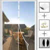 Magnetic Screen Door Portable, Fly Or Bug Screen Magnetic, Doorway For Sliding Door,Garage,Patio,Kitchen,Living,Window Room,Bedroom,Bar,Pet and Kid Easy Entry