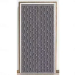 Magnetic Thermal Insulated Door Curtain, No Punching Oxford Cloth Material Door Curtain, Universal Warmth In All Seasons,Room Decor, Home Decor