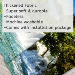 Magnificent Waterfall Hanging Tapestry Wall Art Large Tapestry Mural Decor Photograph Backdrop Blanket Curtain Home Bedroom Living Room Decoration